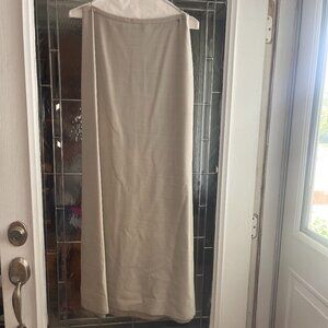 Theory Off White Maxi Long Floor Length Skirt Size 4